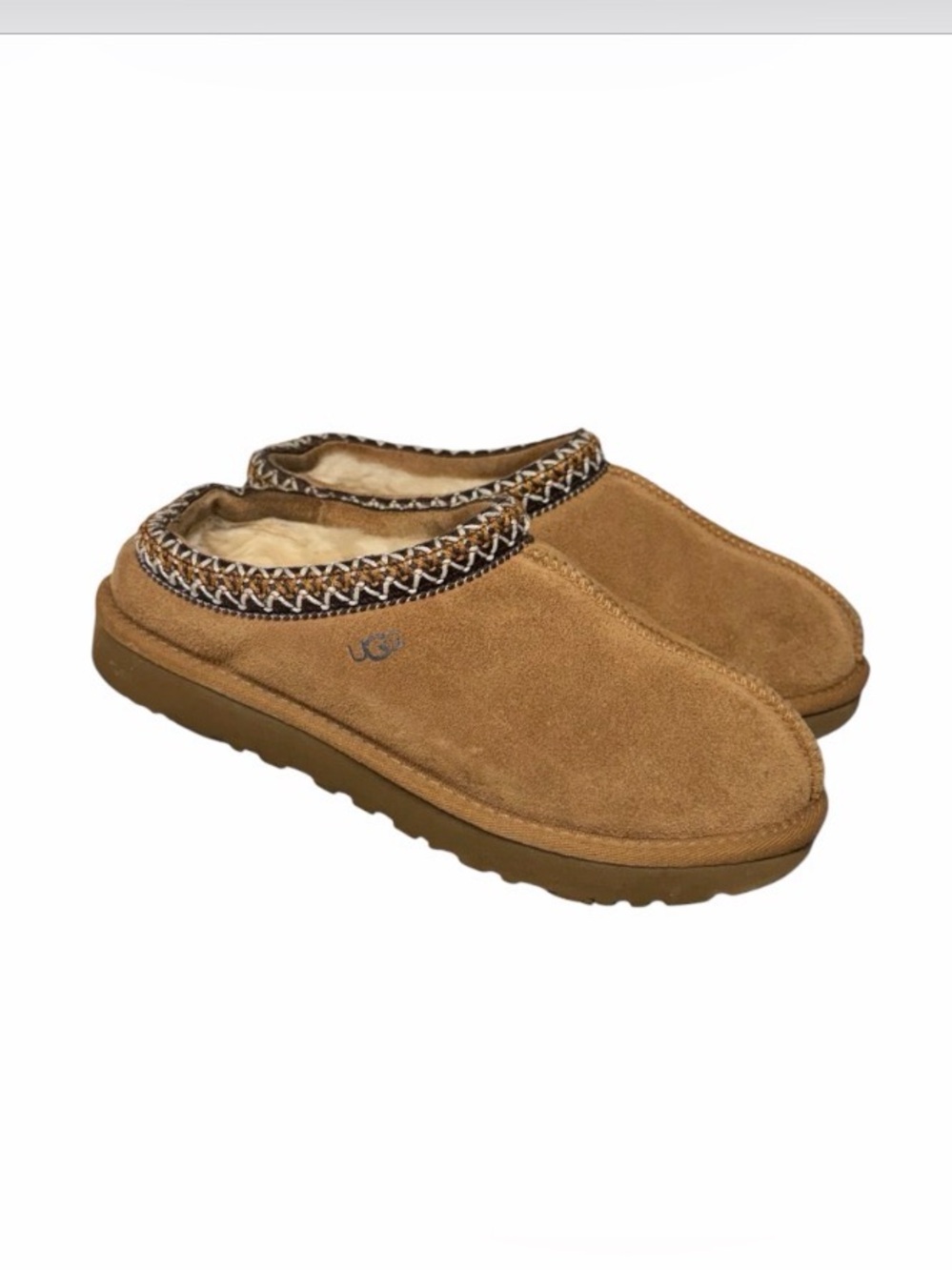 Ugg Chestnut Tasman 2 Slip On Shoes Women’s Size 8 Clogs Tan Brown